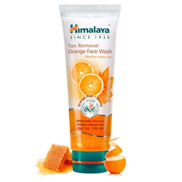 Himalaya Tan Removal Orange Face Wash, 100ml