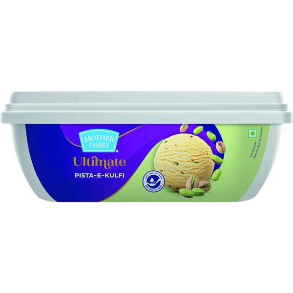 Mother Dairy Kulfi Pista Indian Classic Ice-cream Tub, 1000 ml - Image 2