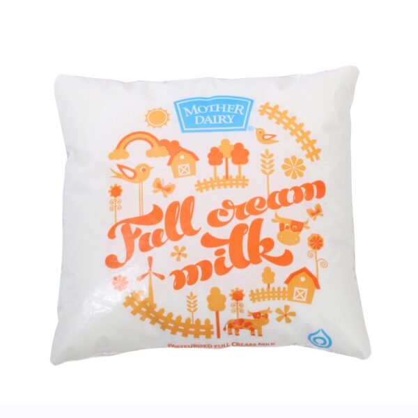 Mother Dairy Milk - Full Cream, 500ml Pack