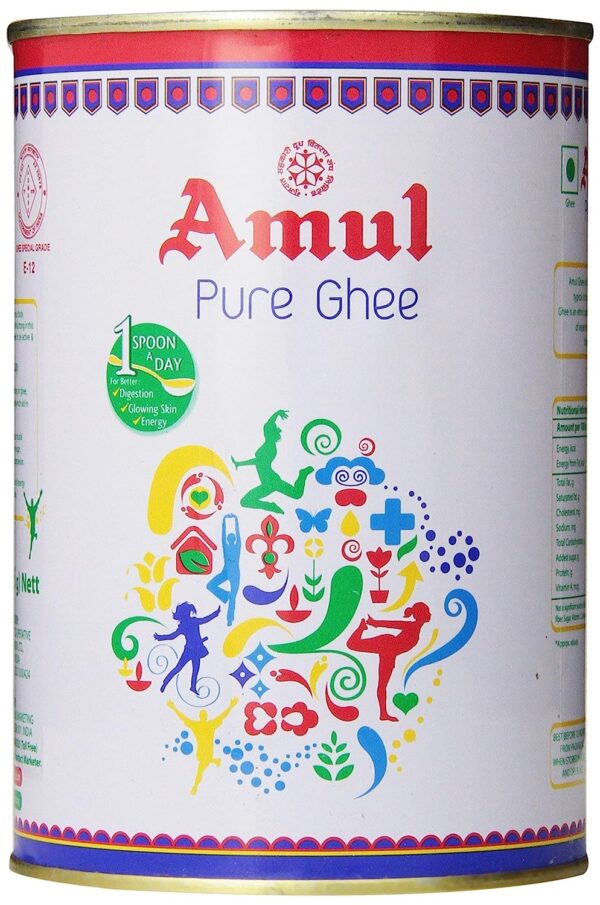 Amul Ghee Pure, 1 Litre Tin - Image 2